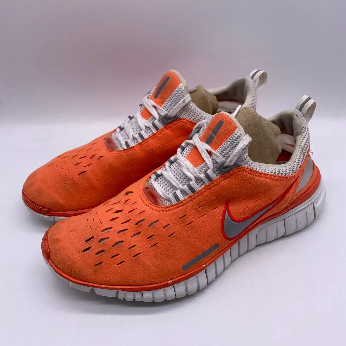 Andes Overtekenen Kleverig Nike 2006 Free 5.0 Running Shoes Orange 308975-601 Size Women 8 | eBay