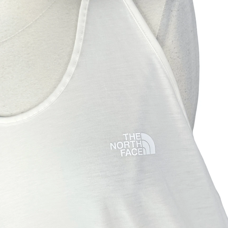 Camiseta sin mangas The North Face espalda deportiva talla XL ropa deportiva ocio marfil pulóver Foto 3 de 4