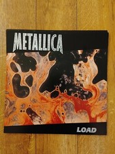 Vintage Metallica Load 1997 12x12 Album Promo Cardboard Poster NOS