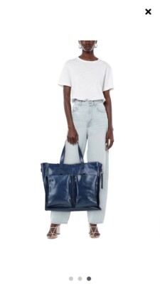 Corsia Genuine Italian ￼Leather￼ Large Tote Handbag 
