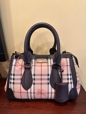 BURBERRY HAYMARKET CHECK BAG GLADSTONE TOTE