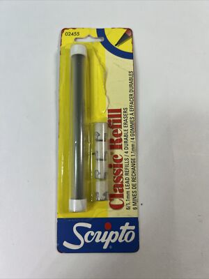 Scripto S Open Package Scripto Classic Refill Lead and Eraser Refill Set | eBay