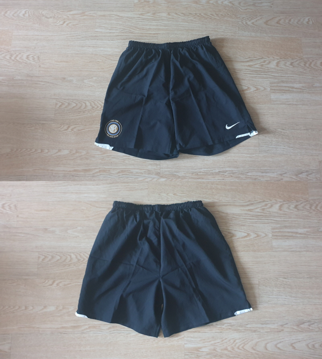 Short De Football Inter Milan Nike - Taille M - Noir - Occasion Excellent état - Homme
