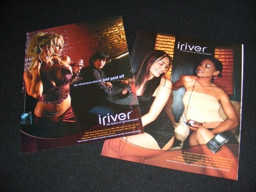 IRIVER magazine clippings print ads for Consumer electronics company - Picture 2 of 3