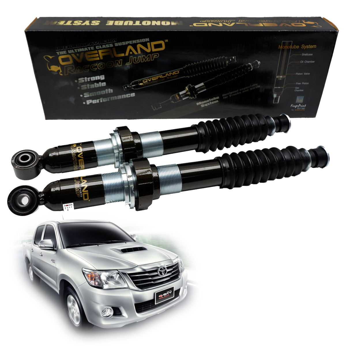Fits Toyota Hilux Vigo Sr5 04 14 Front Overland Gas Oil Lift