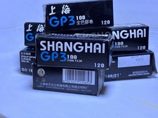 8 Rolls Shanghai GP3 120 Black  White ISO 100 Roll Film exp 2009