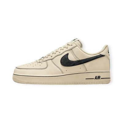 Nike Air Force 1 Low Contrast Stitch Men's Leather Shoes Beige HQ2037-200