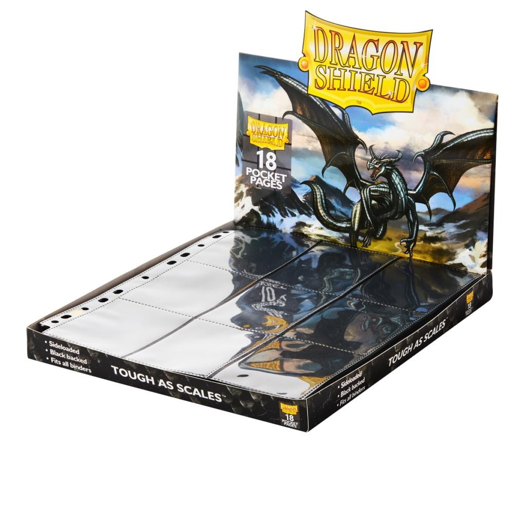 Dragon Shield 18-Pocket Pages (50 Stück) für TCG Sammelkarten Trading Cards