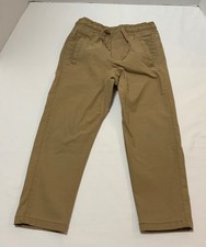 Perry Ellis School Uniform Boys Khaki Pull on Pants Size 4S Adjustable Waist