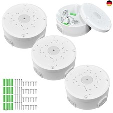 4 Pack Kamera Anschlussdose Wasserdichte Abzweigdose Universal