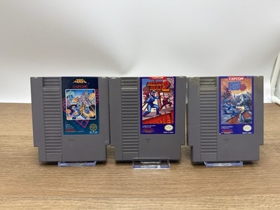 Lot of Mega Man 1, 2 and 3 for Nintendo NES!  Authentic - Tested and Working.