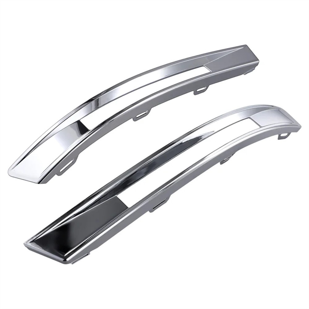 2x For Benz W204 C63 AMG Fog Light Trim Frame Cover Chrome 2048853174 2048853274