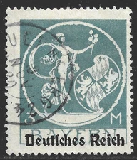 Germany-Bavaria, Scott #271, Overprinted 3m Genius Issue, Used