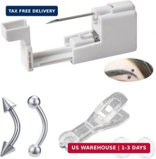 Body Piercing Kit for Nipple,Tongue,Eyebrow,Lip,Belly Button,316L Surgical Stain