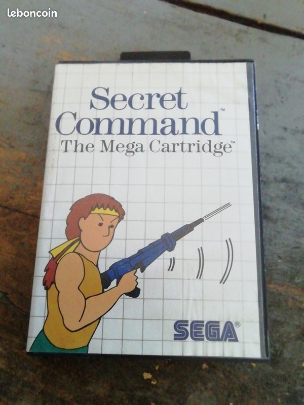 Jeu secret command sega master system complet
