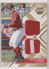 2018 Panini Elite Extra Edition Dual Materials Gold 44/99 Nick Senzel #DM-NS n1u