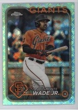 2024 Topps Chrome Logofractor Edition Aqua Refractor 79/199 LaMonte Wade Jr 03xg