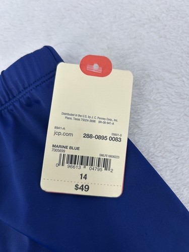 St. John's Bay Badehose Rüschen ROCK Damengröße 14 BLAU mit integriertem Slip - Bild 5 von 10