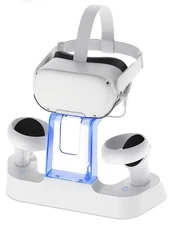 NexiGo Enhanced Charging Dock with LED Light for Oculus/Meta Quest 2