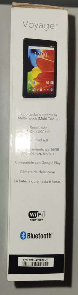 RCA 7" Voyager Tablet 16GB Memory Storage Android Quad Core Black Unsealed NEW - Image 2 of 4