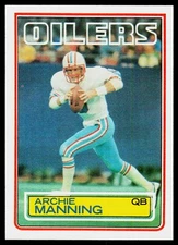 Archie Manning, 1983 Topps, #278, Houston Oilers,
