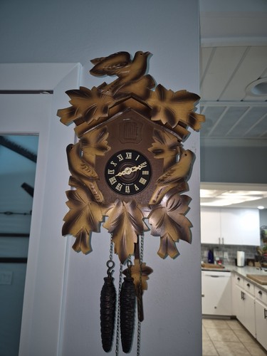 Vintage Cuckoo Clock Refurbished And Working.