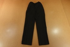 H M Boys Size 8 Regular Fit Black Adjustable Waist Straight Leg Pants NWT