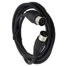 5.9ft 8 Pin Din Male To DIN 6 Pin Male Data Signal Connector Cable Wire
