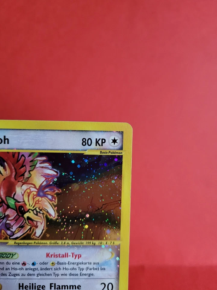 Pokémon Karte/card Ho-oh 149/144 Holo Skyridge Crystal Secret Rare DE Near Mint+ - Bild 3 von 4