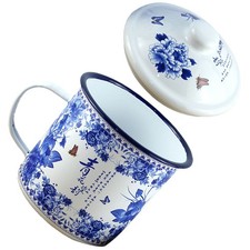 Household Enamel Cup Porcelain Mugs Beijing Cups Creative Drinking