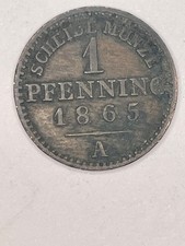 1865 A GERMAN STATES 1 PFENNIG  HG28