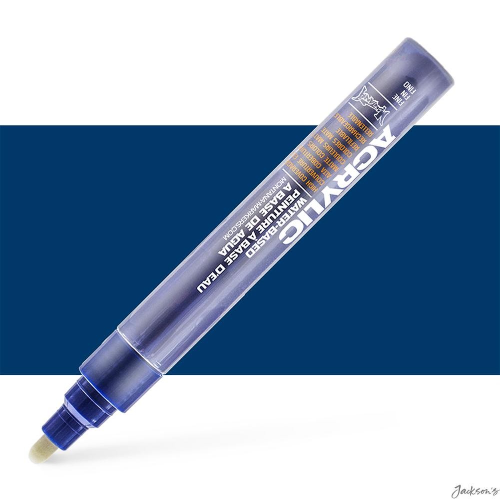 Montana Acrylic Marker Fine Tip 2mm Shock Blue Dark Paint Pen