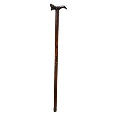 Solid Harwood Dragon Head Design Walking Cane