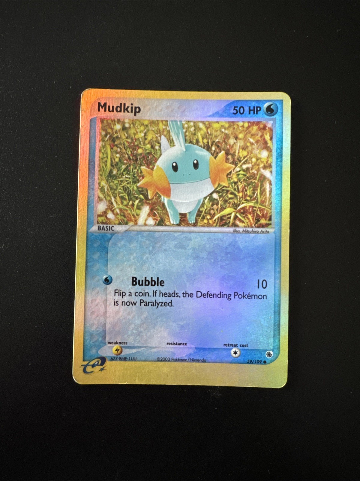 Mudkip 59/109 Ex Ruby & Sapphire Reverse Holo Mint/NM
