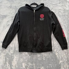 Marvel Hoodie Jacket Youth XL Black Full Zip Spider-Man Universal Studios