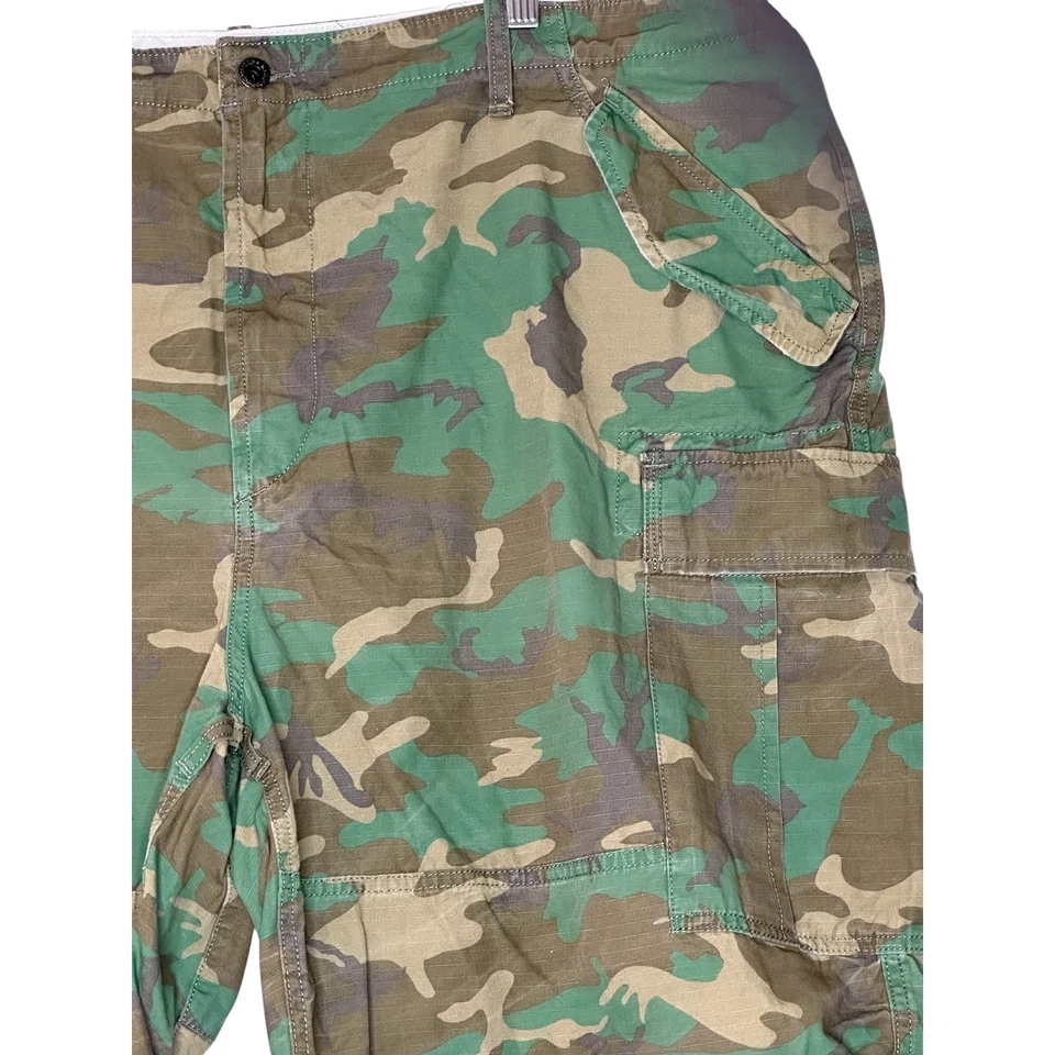 Polo Ralph Lauren Mens Camo Utility Cargo Shorts 48B Classic Fit Surplus Chino - Image 3 of 4