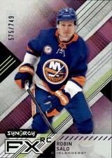 2021-22 Upper Deck Synergy #FXR-RS Robin Salo Synergy FX Rookies #/749