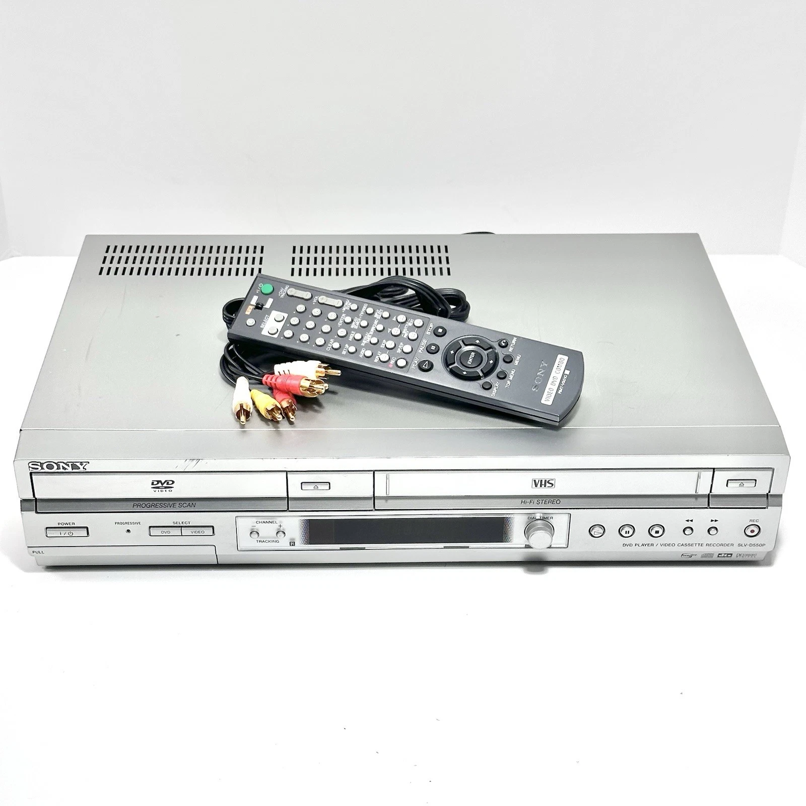 Sony SLV-D550P DVD VHS VCR Combo Player Cassette Recorder W/Remote TESTED