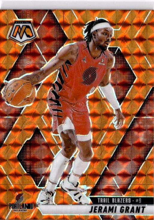 2024-25 Panini Mosaic #75 Jerami Grant Orange Mosaic #/249