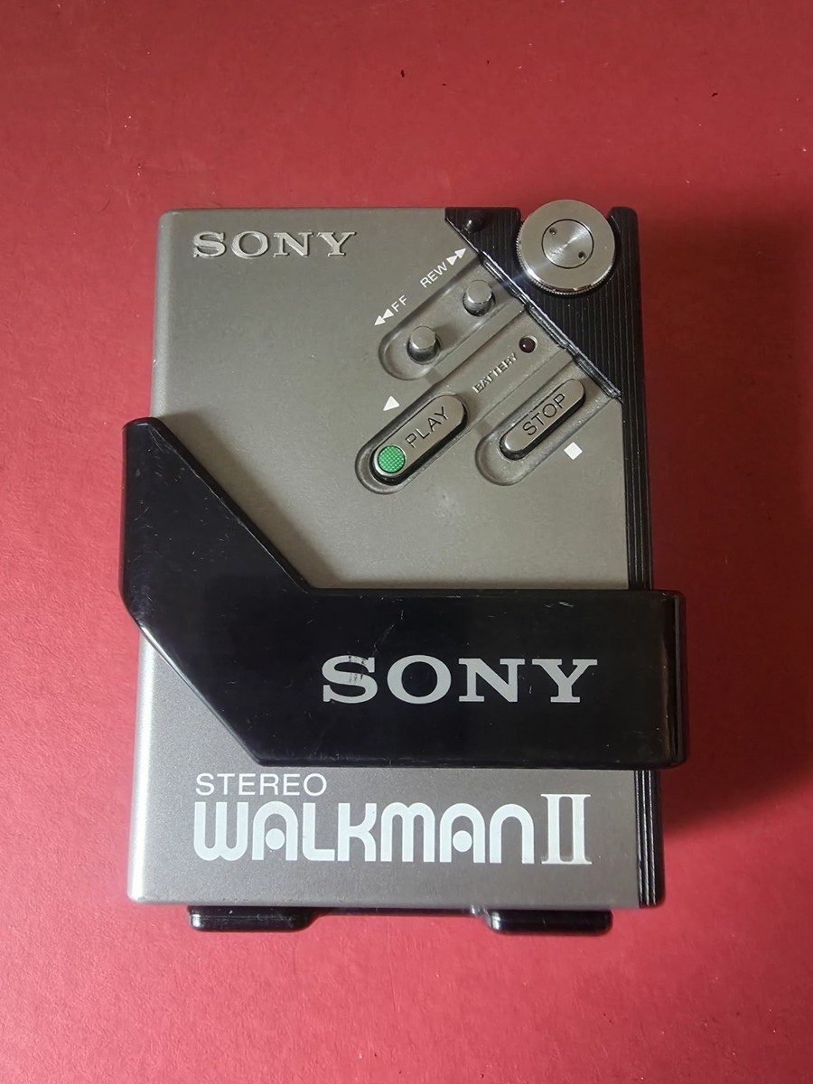 Sony WM-2 Walkman II (Black/Silver) - Fully Serviced w/ Original