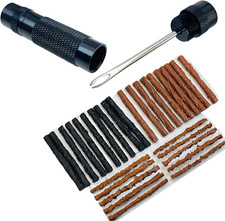 30PCS Tubeless Bike Tire Repair Kit, Includes Plugger Tool, Storage Canister  2