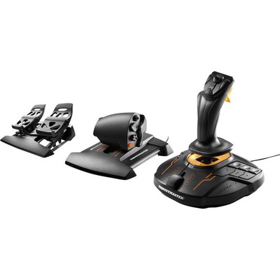 Thrustmaster T16000M FCS Flight Pack Flugsimulator-Joystick USB PC Schwarz inkl.