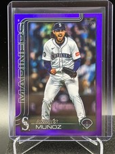 Andres Munoz 2025 Topps Purple Rainbow Foil #94/250 - Seattle Mariners