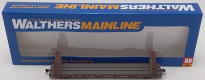 Walthers 910-5847 HO Trailer Train 60' Pullman-Standard Bulkhead Flatcar #91944