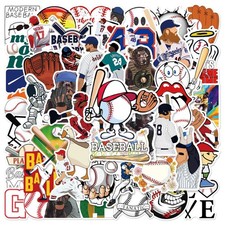Mix 10/50 PCs Baseball Sport Graffiti Luggage Notebook Gift Sticker-No Duplicate
