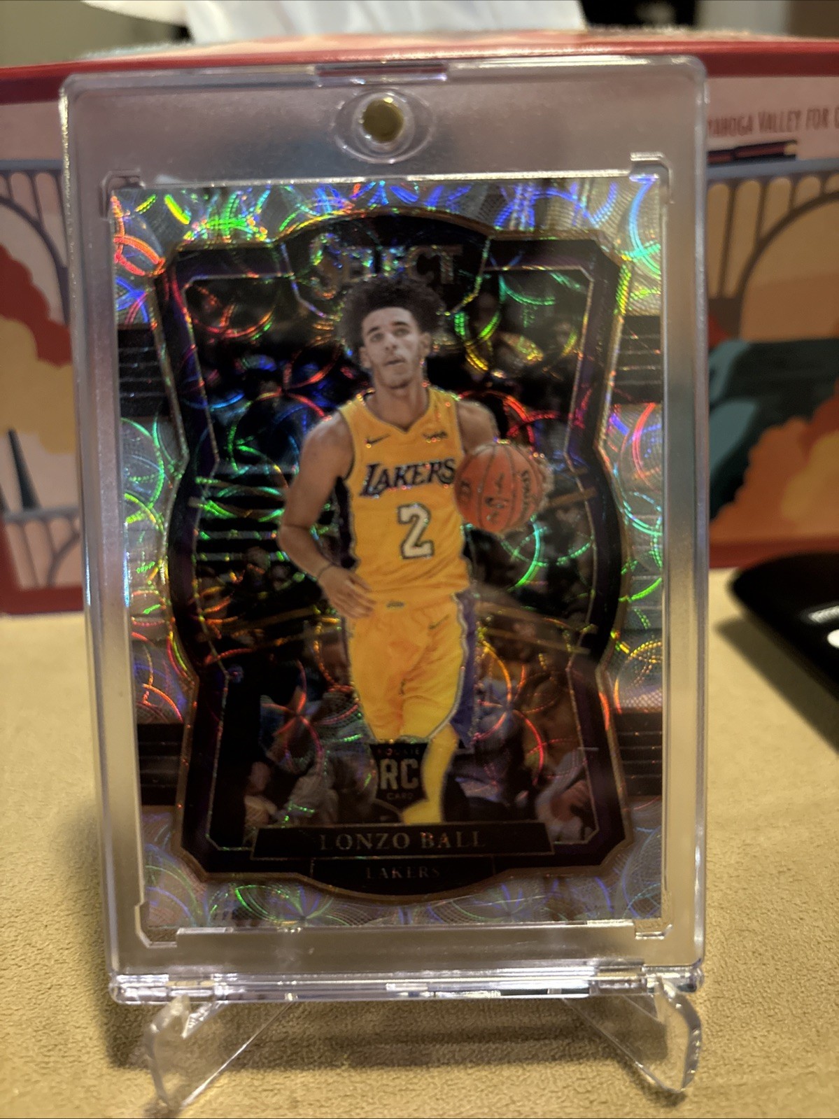 2017-18 Panini Select - Premier Level Lonzo Ball #161 Scope Prizm (RC)