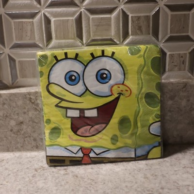 SpongeBob SquarePants Luncheon Napkins DesignWare 16 Ct 3-Ply 13'' X 13'' Sealed