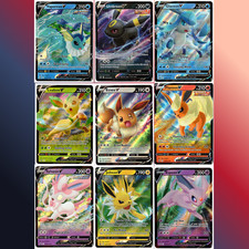 Eeveelutions V SWSH Promo 9 Card Complete Set Eevee Evolutions Pokemon