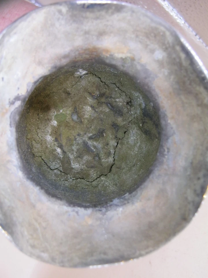 Jarrón grande Birmingham 1907 de plata de ley con forma Art Nouveau PESADO Foto 4 de 4