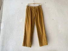 $595 DRAKE’s LONDON corn PLEATED COTTON CORDUROY GAMES TROUSERS 30 x 28 Pant